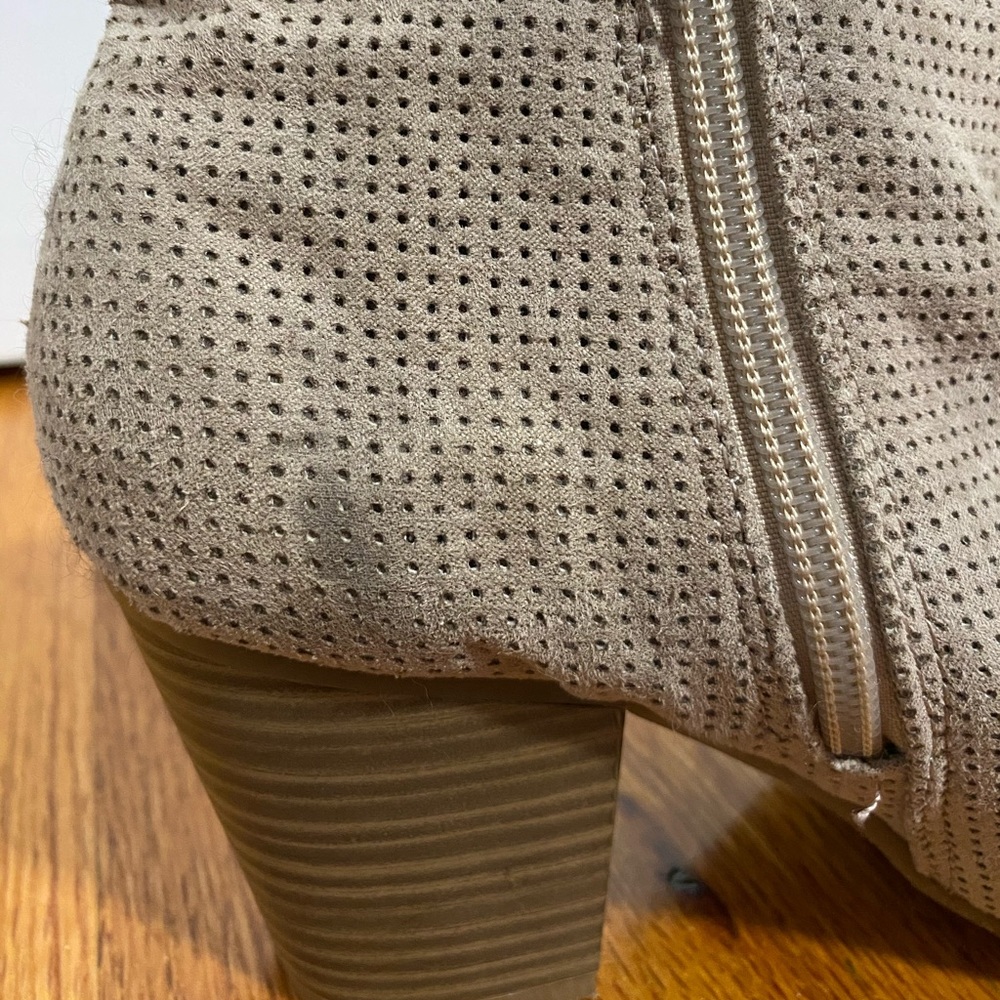 Old Navy Peep Toe Booties - Picture 5 of 6
